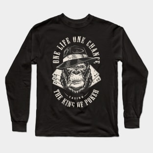 Monkey Poker Long Sleeve T-Shirt